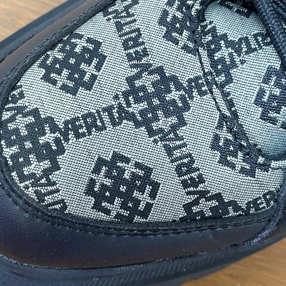 ASOS Design Men’s Chunky Sole Lace Up Boot in Monogram Print Size 9 Wide - Picture 3 of 14